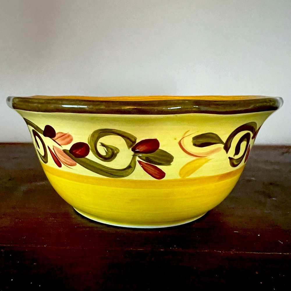 Gibson Hand Painted Soup Bowl